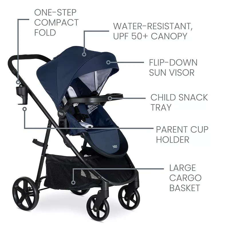 Willow Brook Travel System - Navy Glacier - Image 3