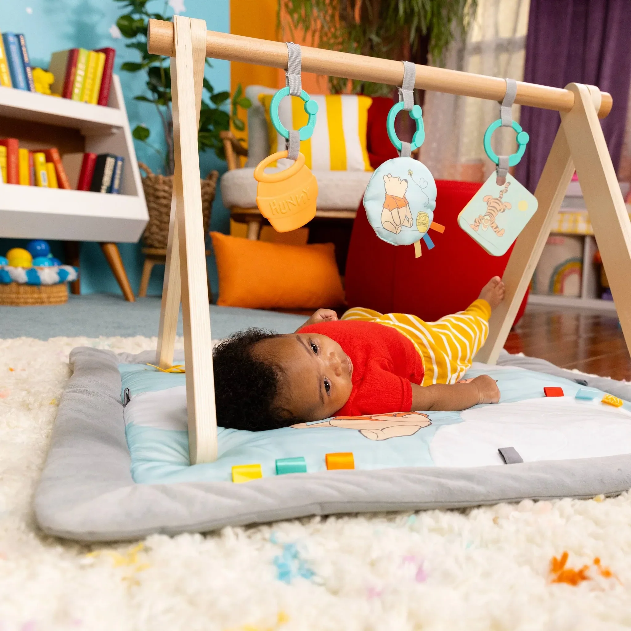 Disney Winnie The Pooh Once Upon a Tummy Time Baby Playmat - Image 10