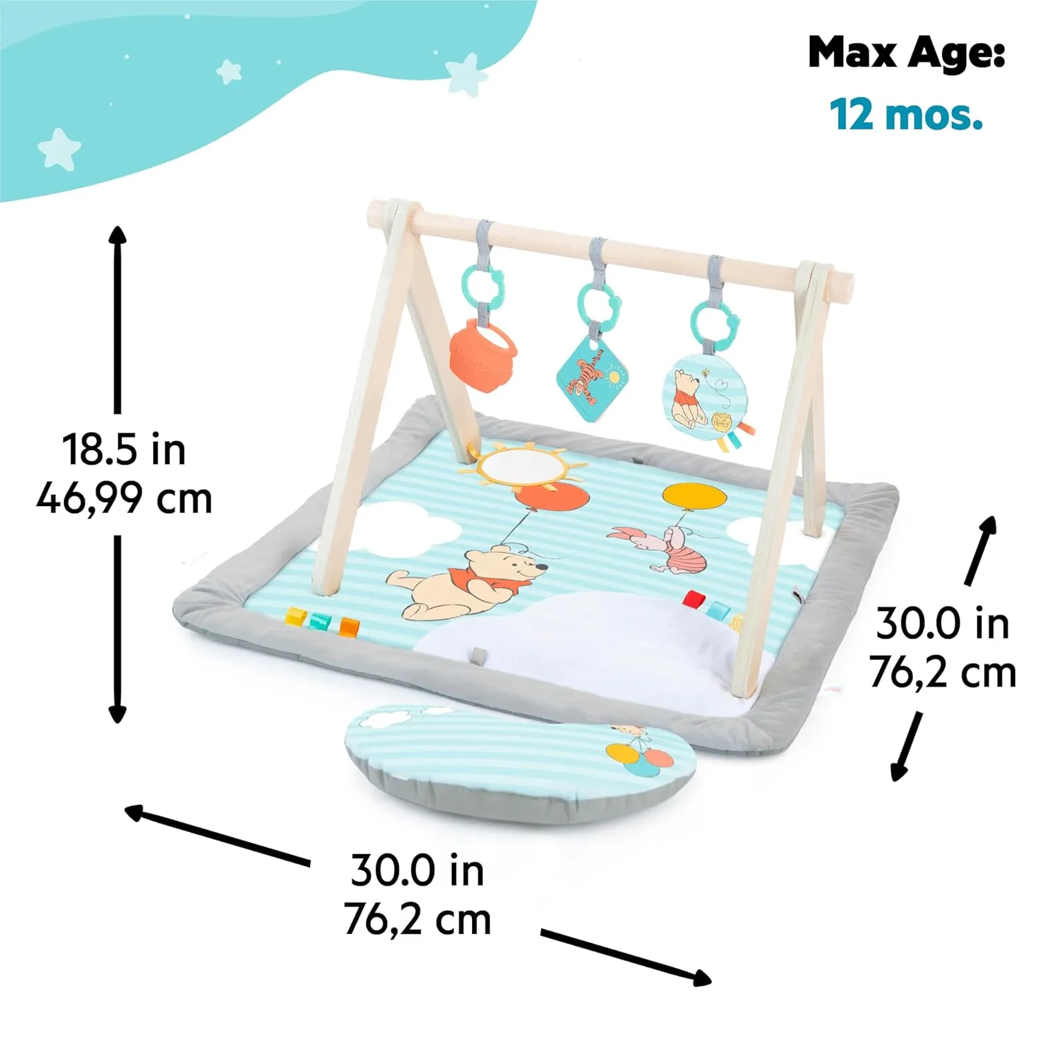 Disney Winnie The Pooh Once Upon a Tummy Time Baby Playmat - Image 11