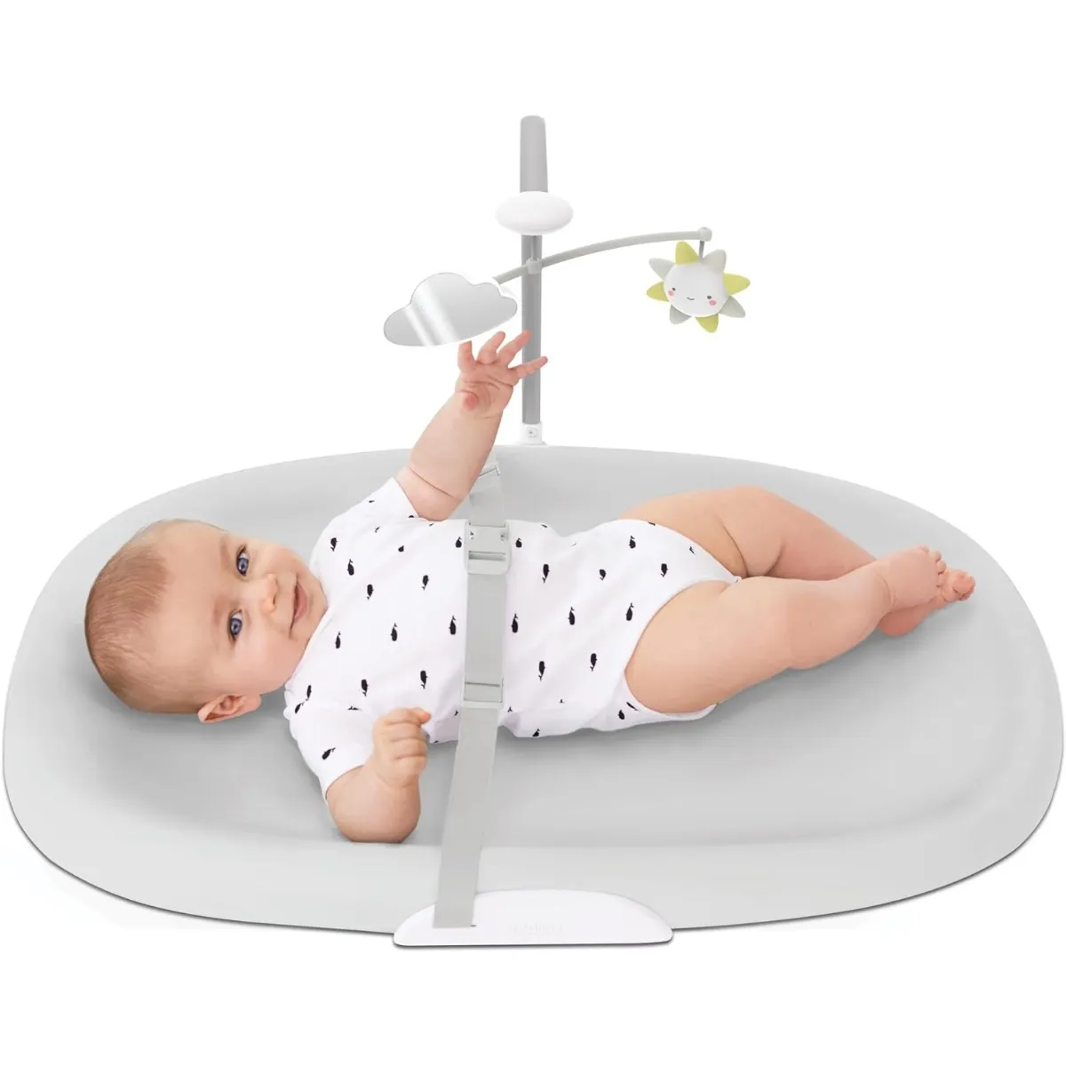 16" Nursery Style Wipe Clean Changing Pad - Grey - Image 3