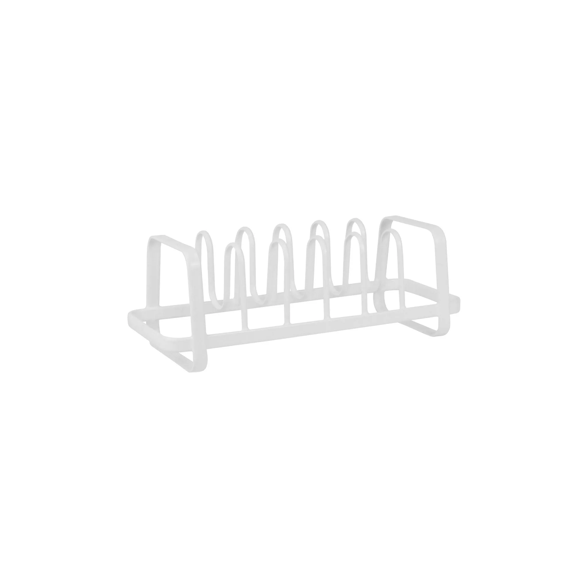 Wire Storage Lid Organizer White - ™: Kitchen Cabinet Organizer, Iron Pot & Pan Rack, 13.5" Depth - Image 3