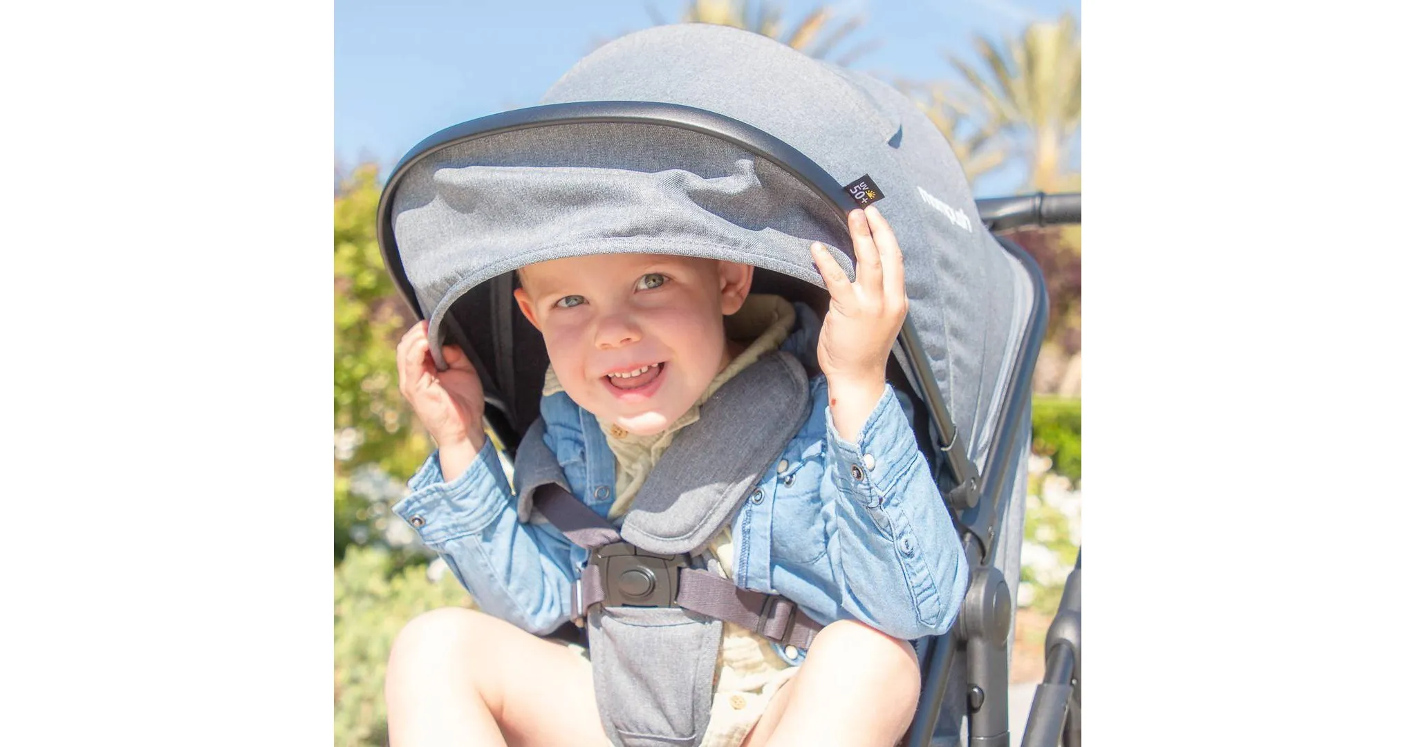 Wiz 2-in-1 Convertible Baby Stroller - Khaki - Image 4