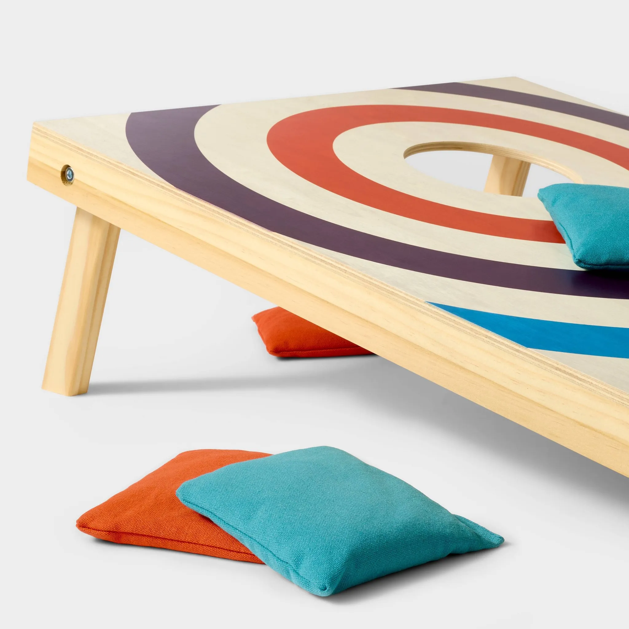 Wood Bean Bag Toss Game Wood Cornhole - 2'' x 3'' - Image 3