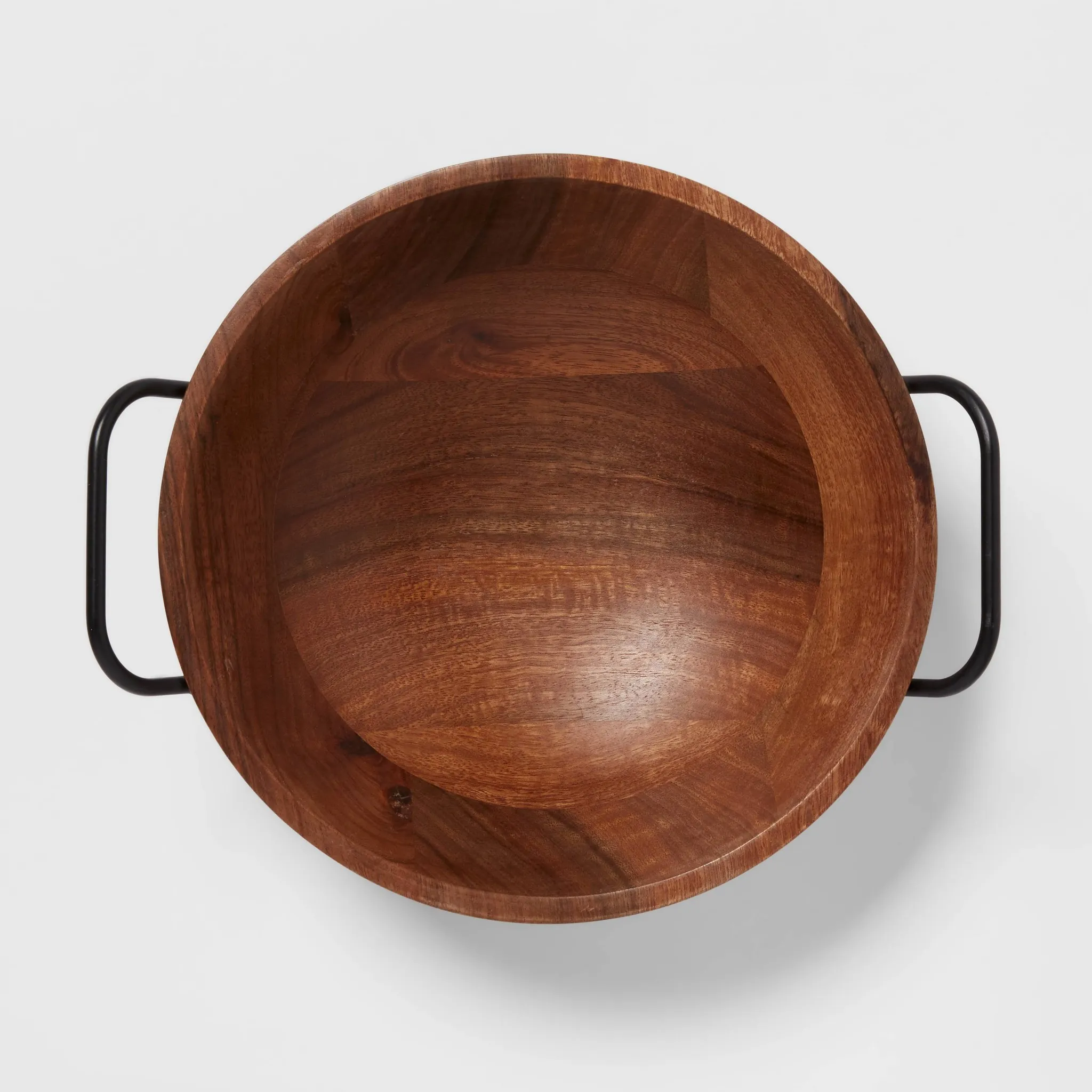 Wood Medium Serving Bowl - Brown - Image 3