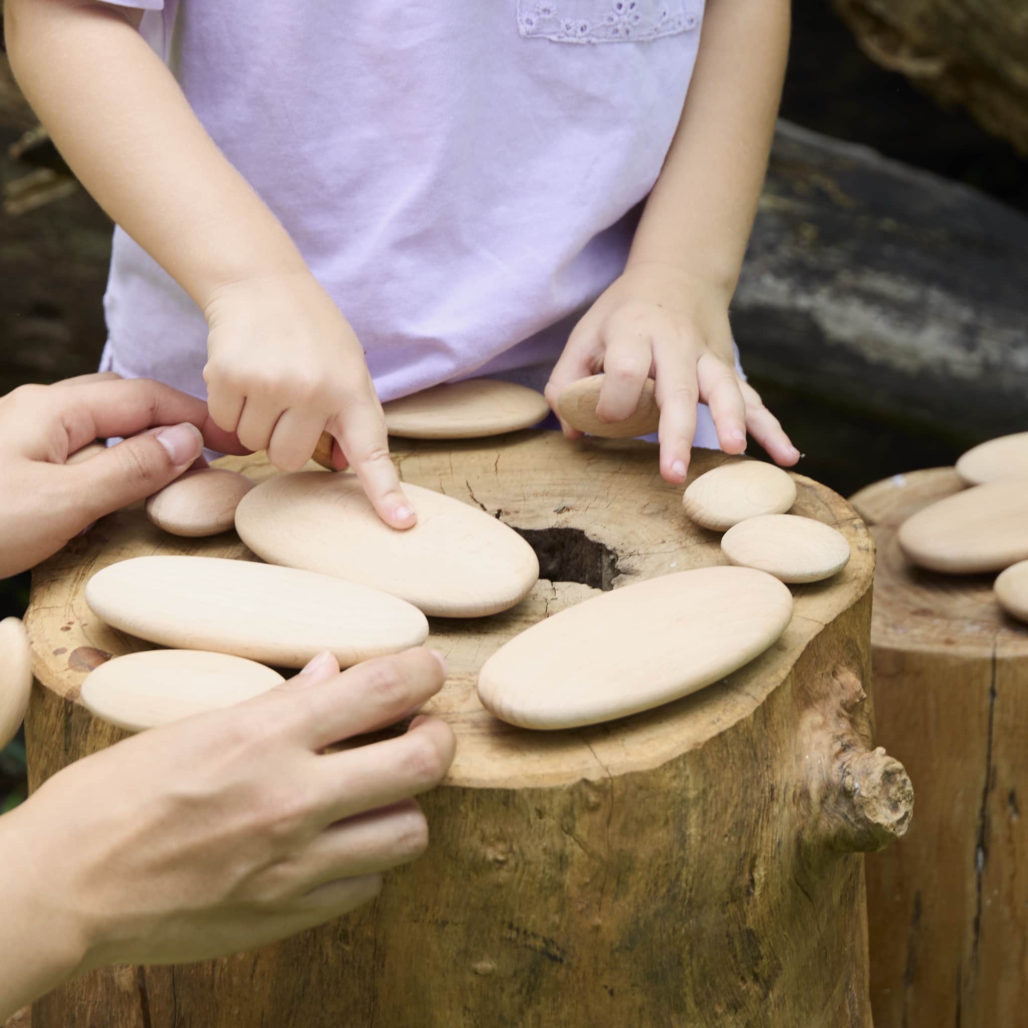 Wood Stackers River Stones - Image 3