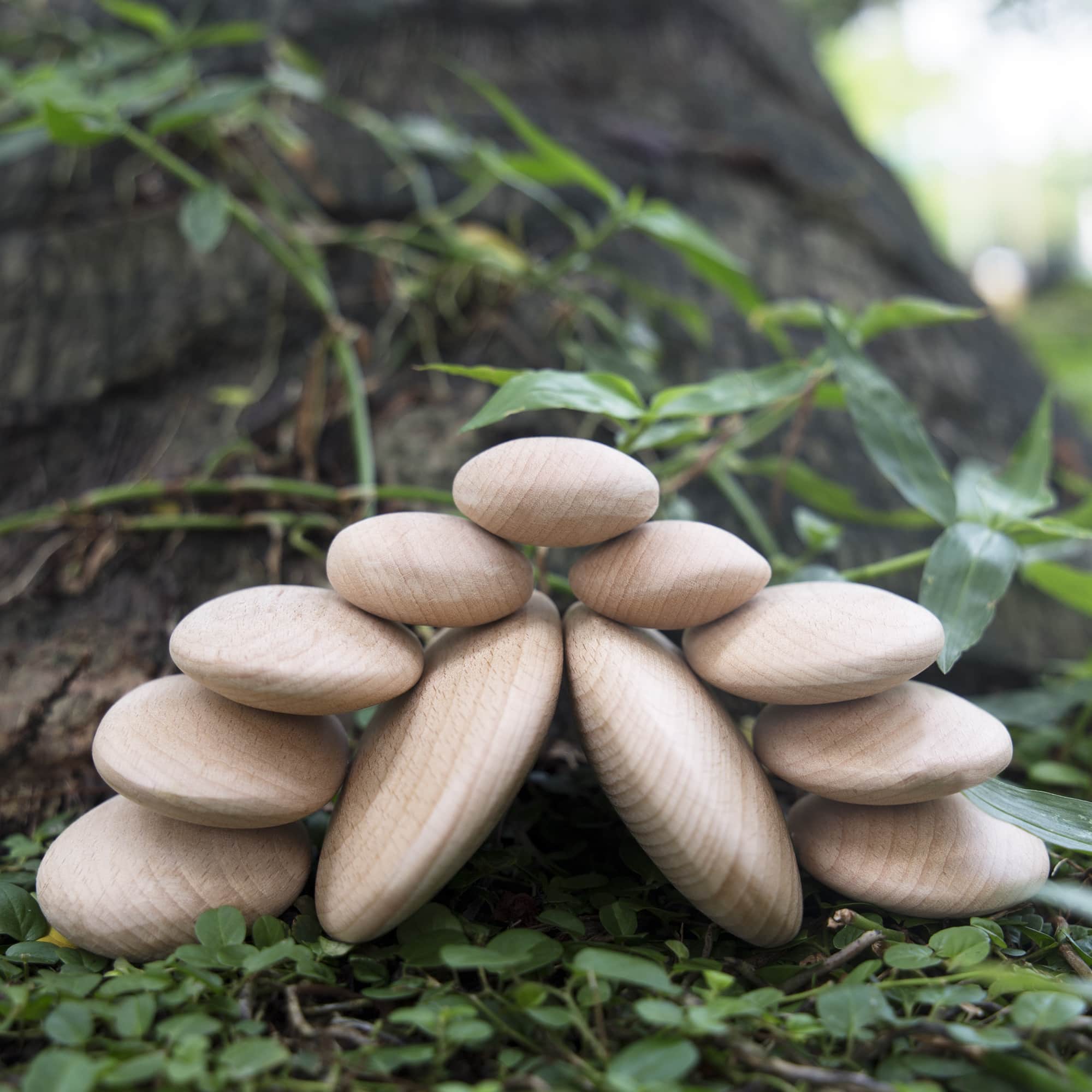 Wood Stackers River Stones - Image 4