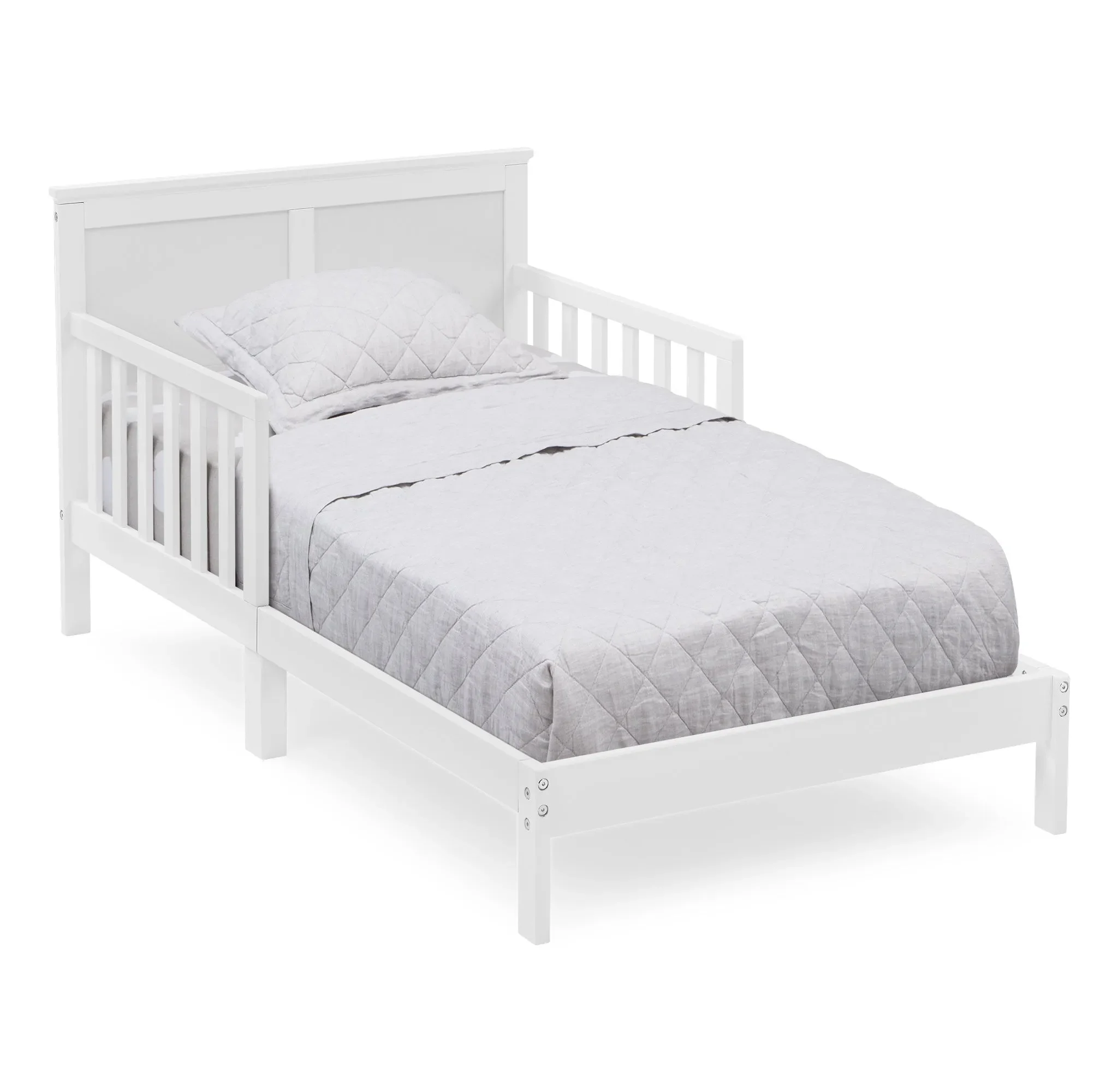 Wood Toddler Bed - Bianca White