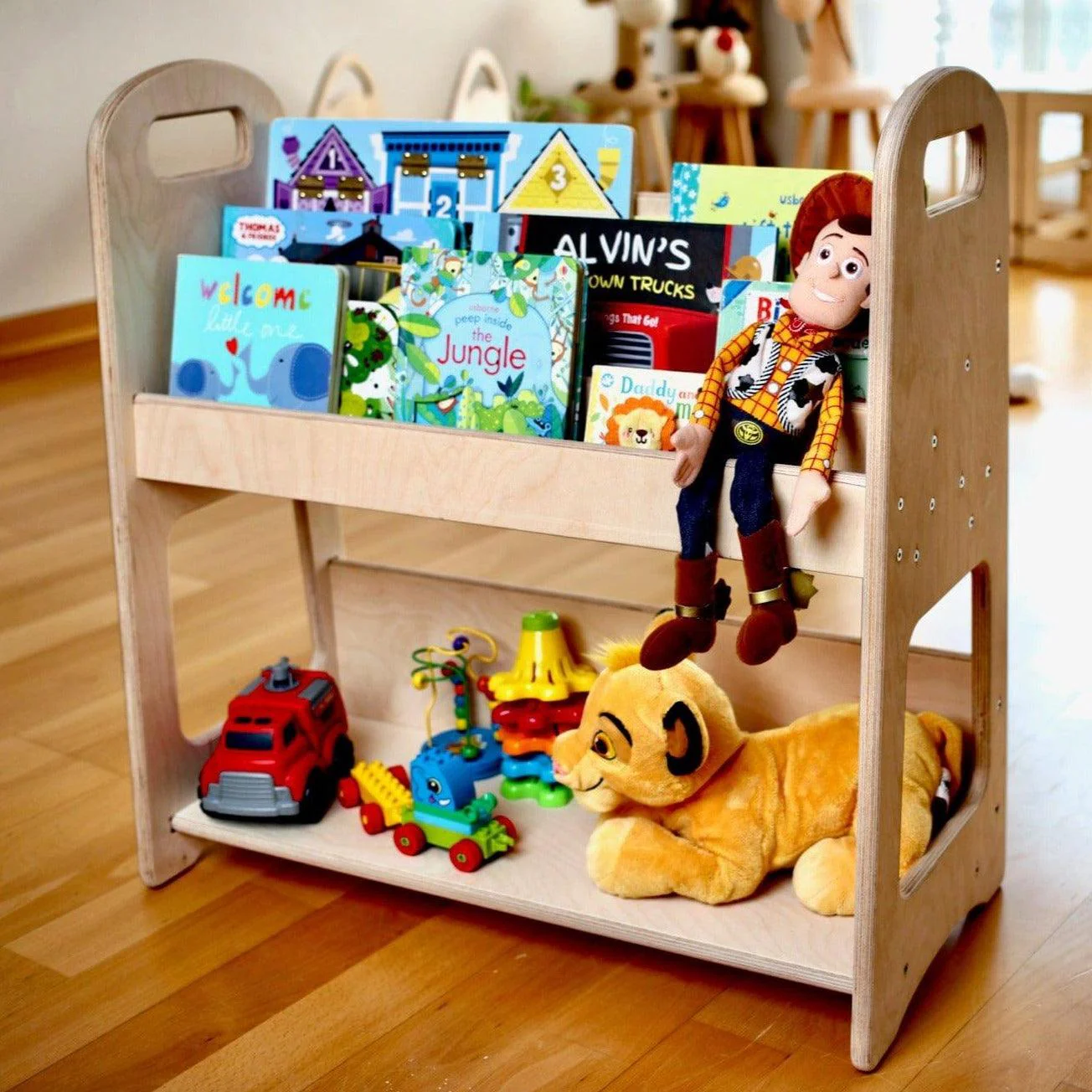 Wooden Bookshelf / Small-Medium-Large Size - Image 11