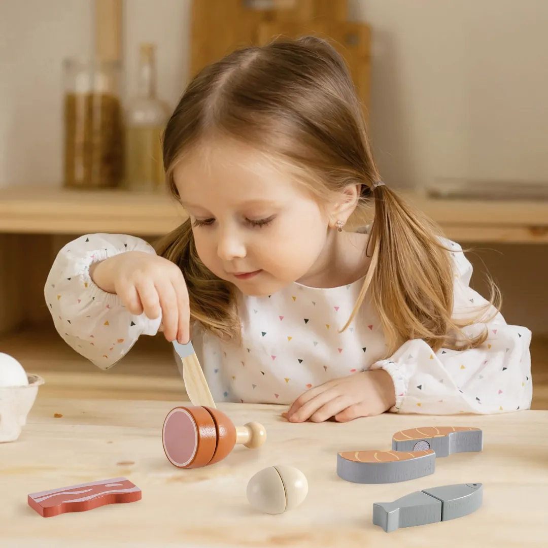 Wooden Childs Play Food Set - Meat - Image 13