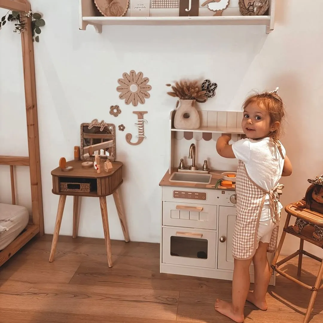 Wooden Kids Play Kitchen Set - Olivia Caramel - Image 12