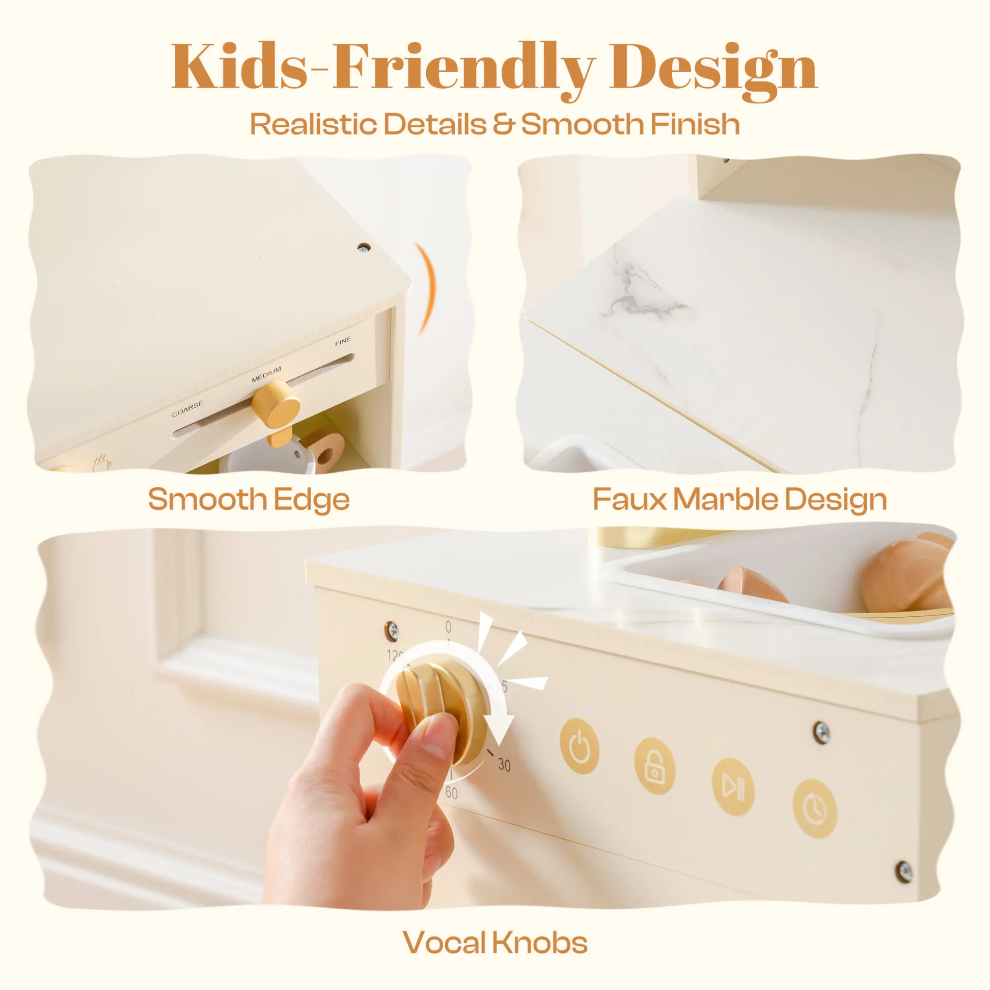 Pretend Corner Kitchen with All-in-One & Combination-Style - Image 7