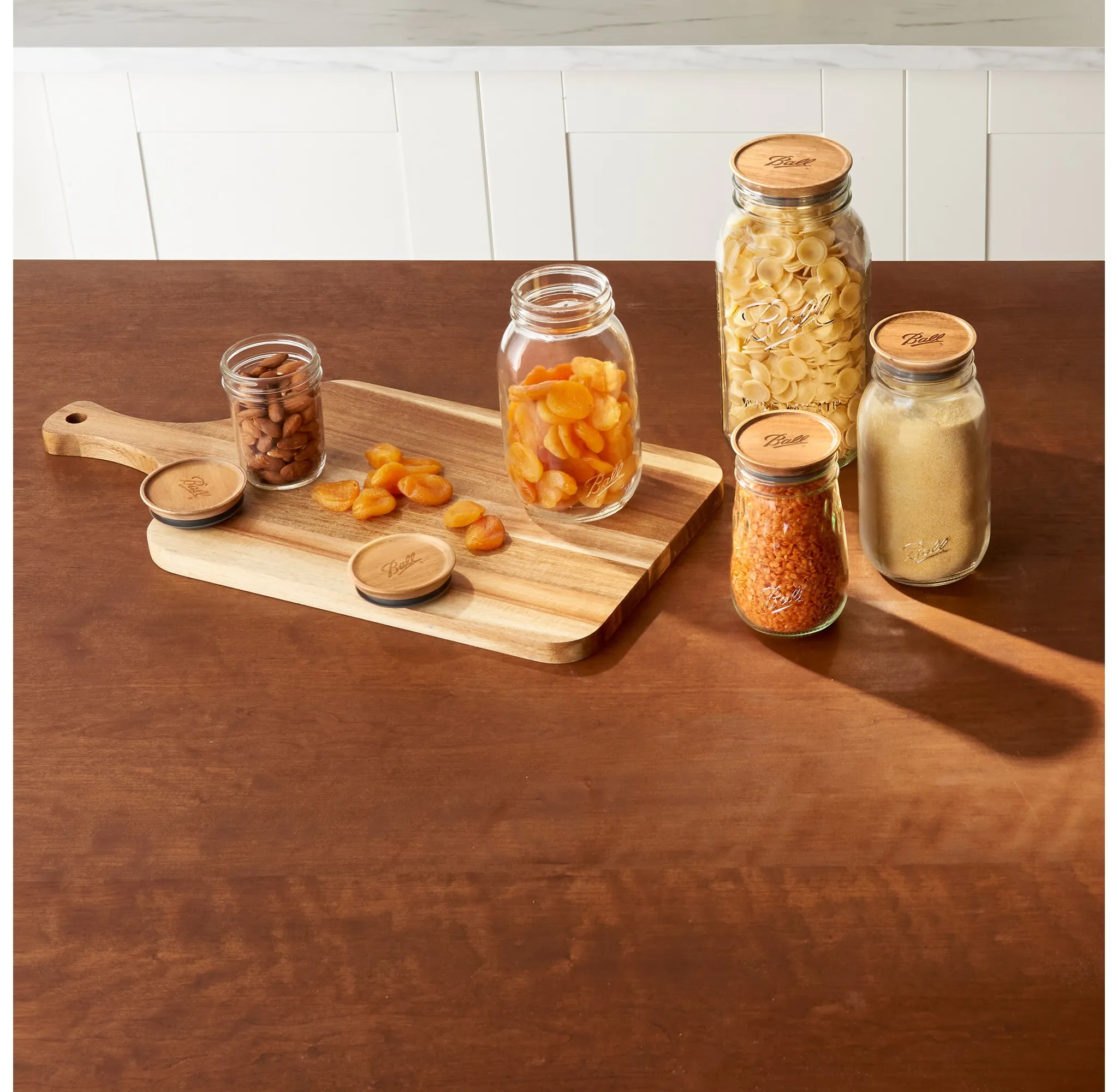 Wooden Storage Lids for Regular Mouth Jars - 3 Pieces - Image 4