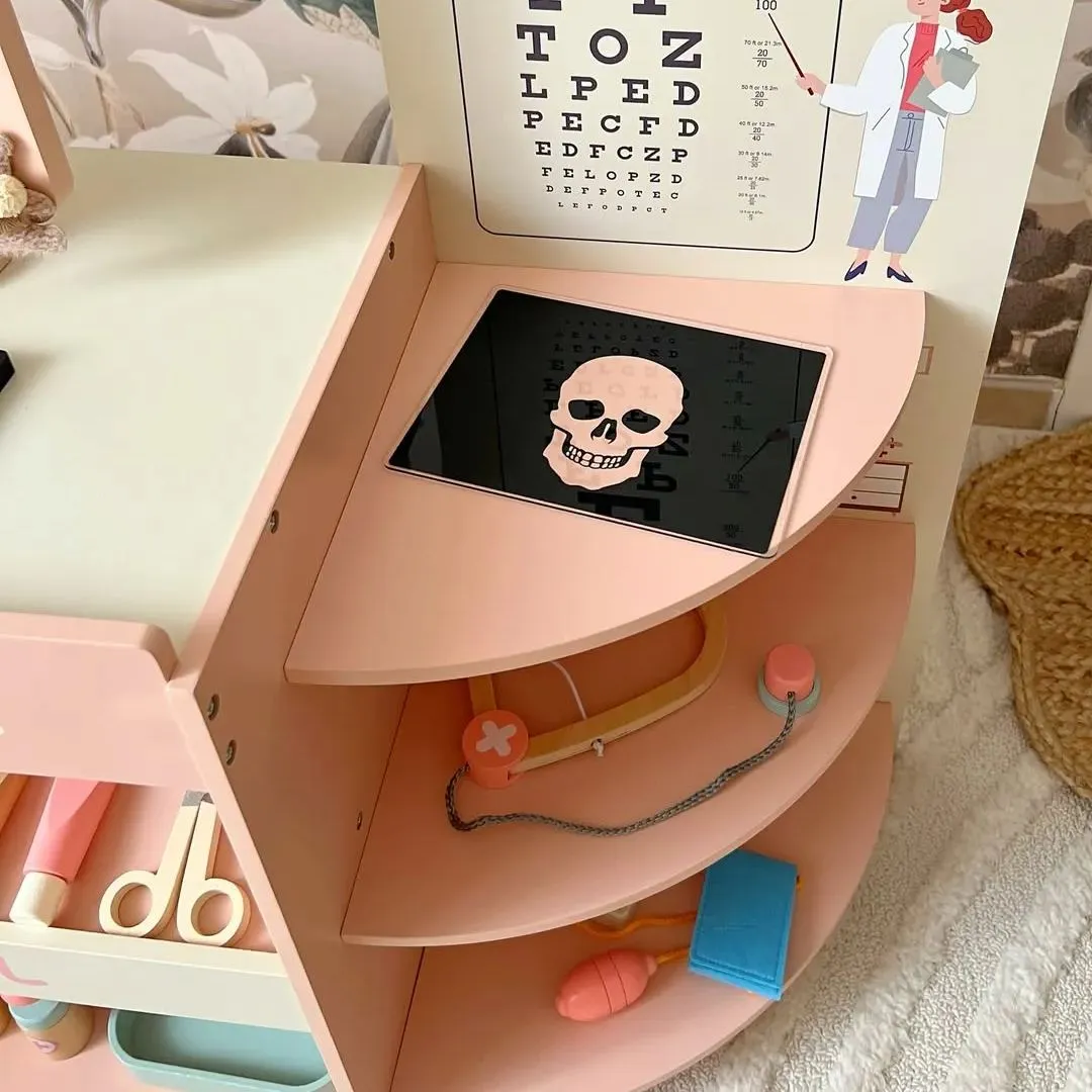 Wooden Doctor's Activity Center Toy Set - Image 6