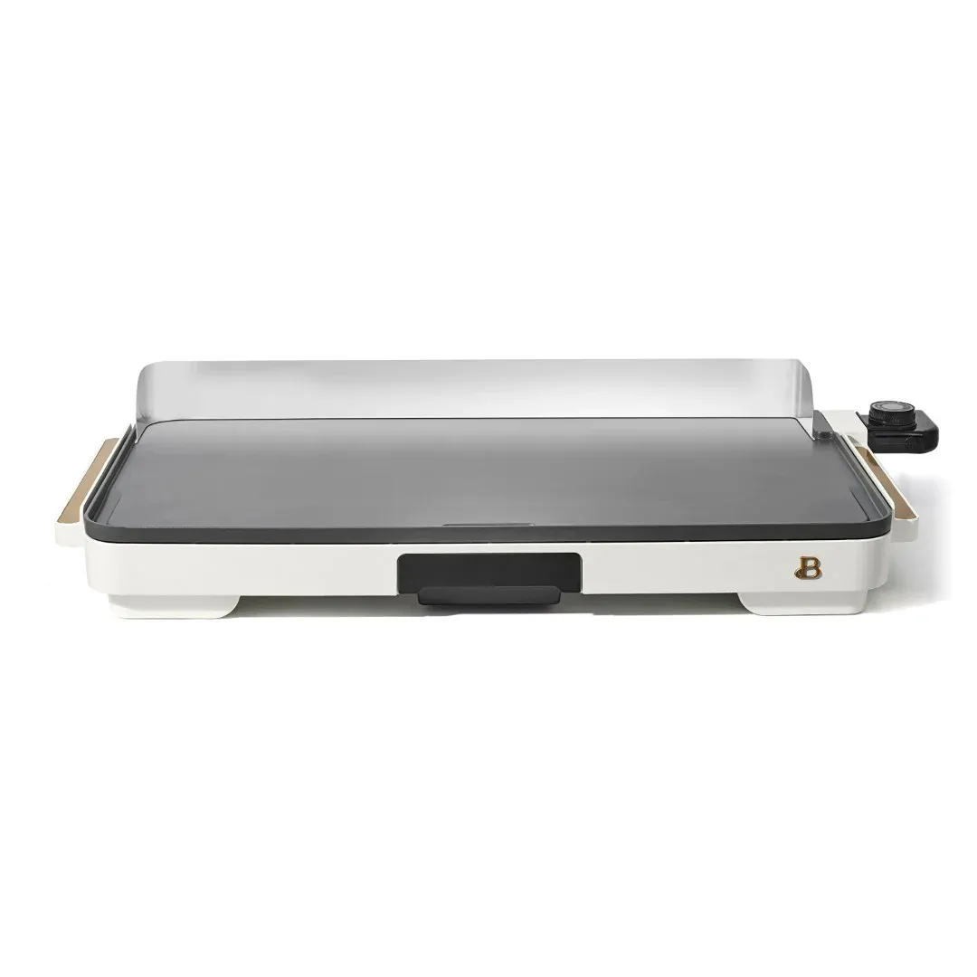 XL Electric Griddle 12" x 22" Non-Stick, White Icing by Drew Barrymore