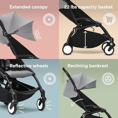 YOYO 3 Stroller - Black Stone - Image 7