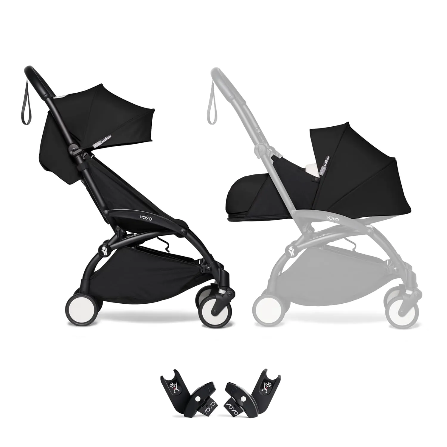 YOYO2 Stroller Bundle - Black on Black - Image 5