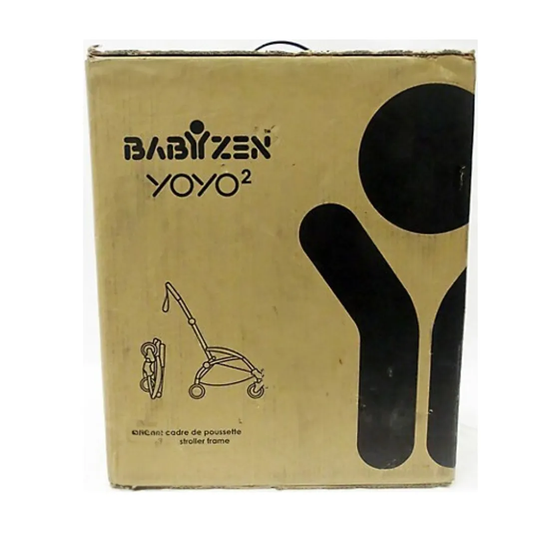 YOYO2 Stroller Bundle - Black Frame with Ginger Seat Pack - Image 2