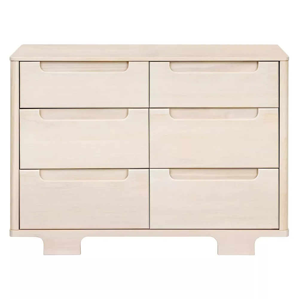Yuzu 6-Drawer Dresser in Washed Natural