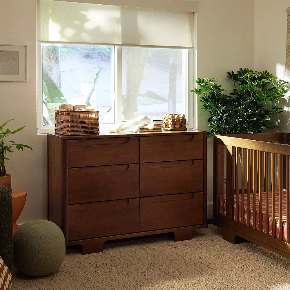 Yuzu 6-drawer Dresser - Natural Walnut - Image 2