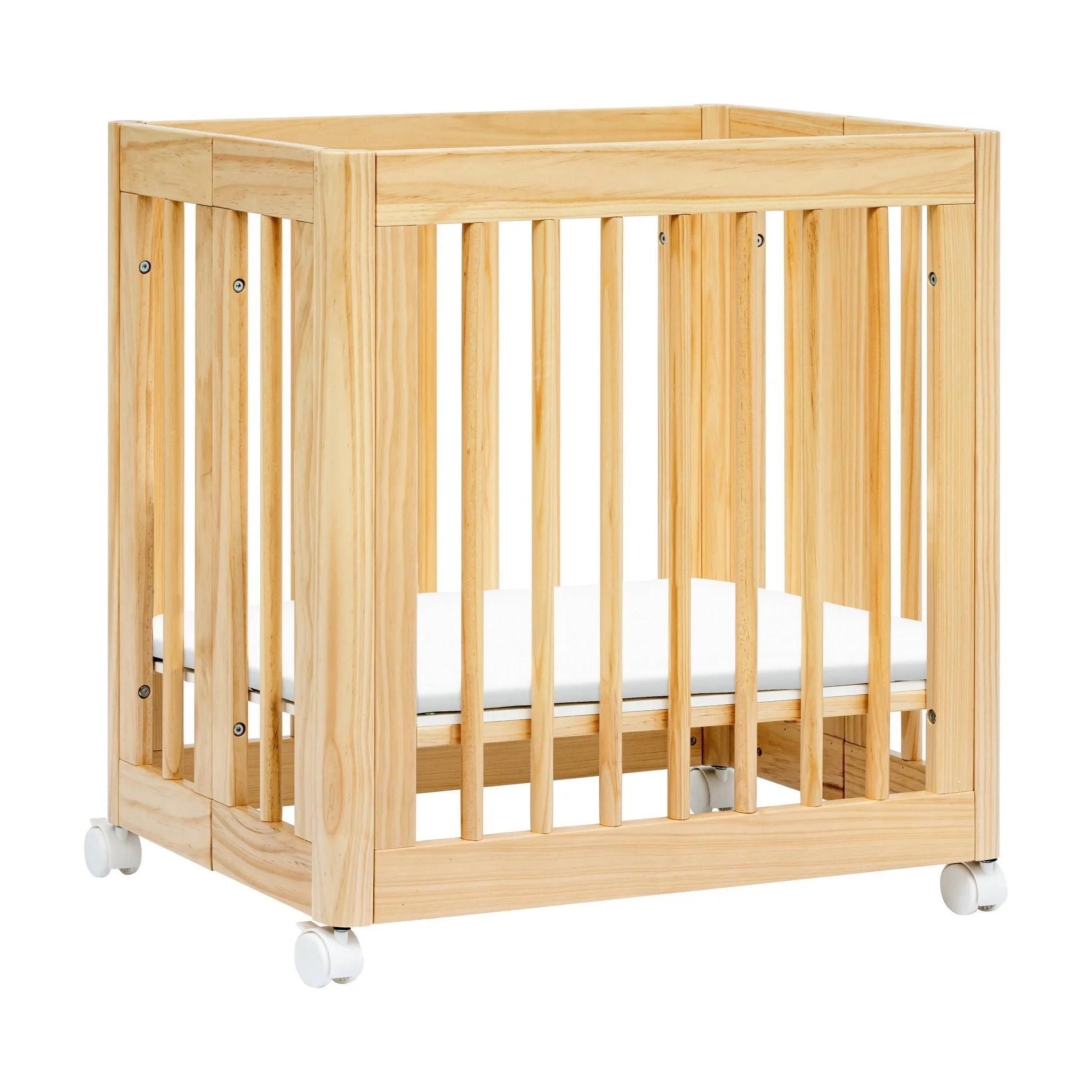 Yuzu 8-in-1 Convertible Crib with Conversion Kits - Natural - Image 3