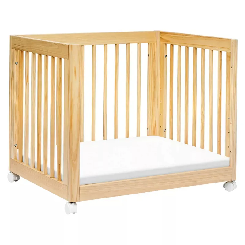Yuzu 8-in-1 Convertible Crib with Conversion Kits - Natural - Image 7