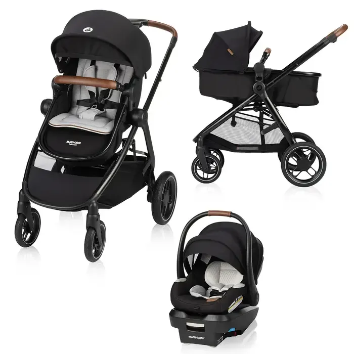 Zelia Luxe 5-in-1 Modular Travel System - Onyx Sand - Image 4